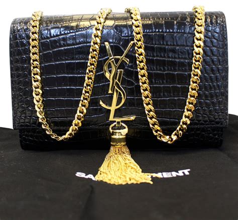 ysl croc bags|ysl black crocodile bag.